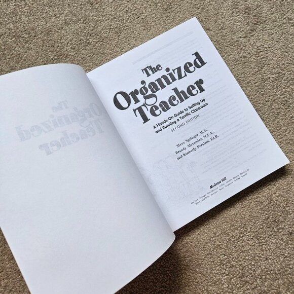 The Organized Teacher, 2nd Edition by Steve Springer - Paperback - With CD - Picture 2 of 9